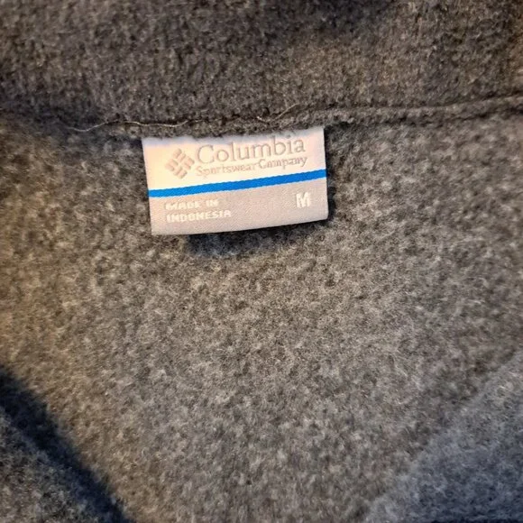 Columbia Ladies Benton Springs Gray Vest full zip Size Medium - Picture 4 of 7